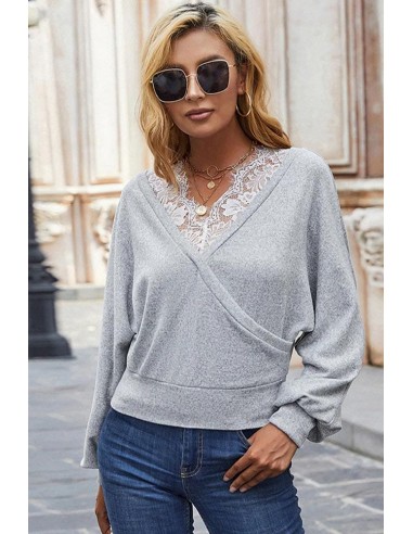 Pull Cache-Cœur Dentelle shop