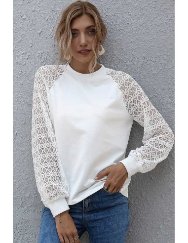 Pull Sweat Dentelle soldes