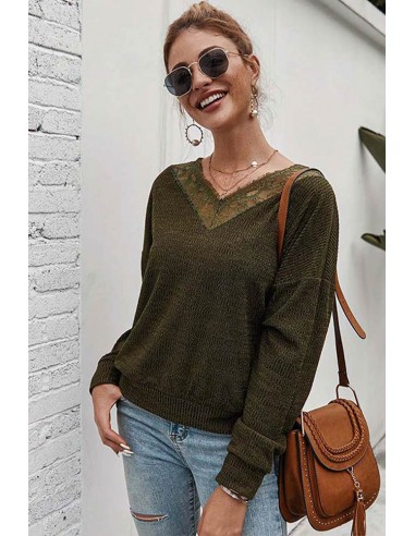 Pull Encolure Dentelle acheter en ligne