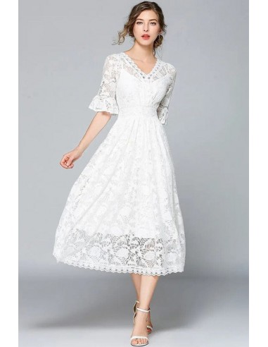 Robe Cocktail Vintage Dentelle ou a consommer sur place