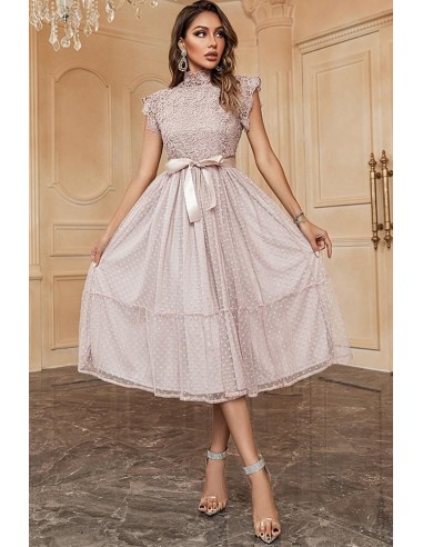 Robe Dentelle Vieux Rose Voir les baskets