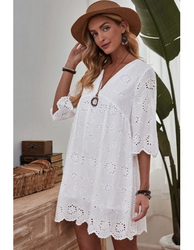 Robe Plage Broderie Anglaise en ligne