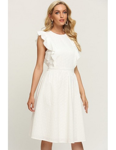 Robe Blanche Broderie Anglaise Grande Taille 2 - 3 jours ouvrés.