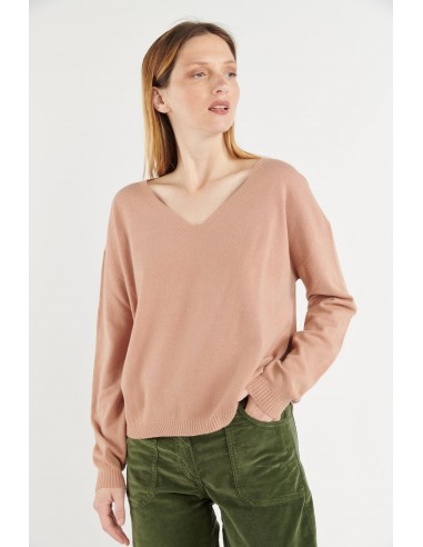 PULL COL V BETTINA ROSE PLUME de votre