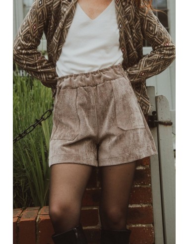 SHORT VELOURS BRADLEY TAUPE Comment ça marche