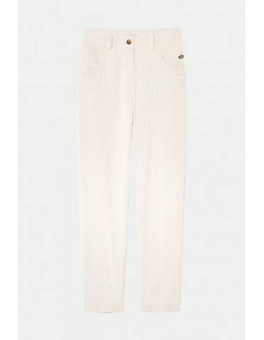 PANTALON VELOURS BRANDON NATUREL basket pas cher