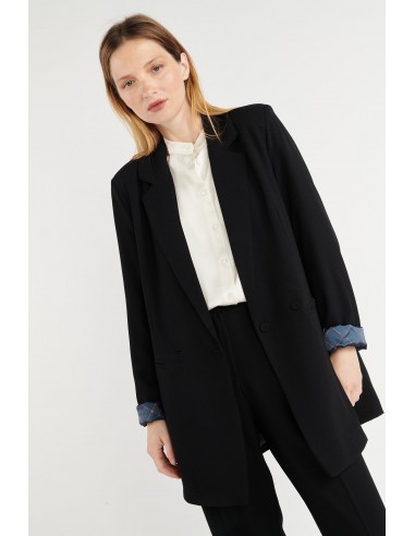 BLAZER OVERSIZE ANGELINA NOIR pas cheres