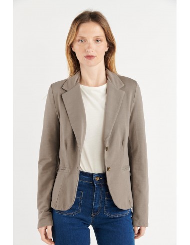 BLAZER MOLLETON ADELIA TAUPE de France