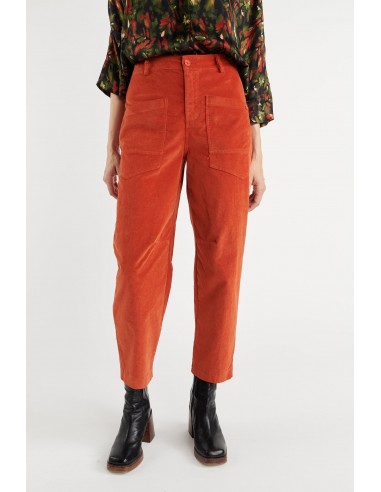 PANTALON JAMBES BALLON VELOURS BRIGITTE ORANGE BRULÉ Vous souhaitez 