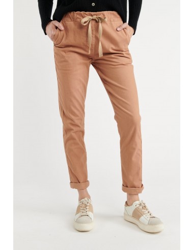 CHINO JOGGING VINCENT ROSE PLUME livraison gratuite