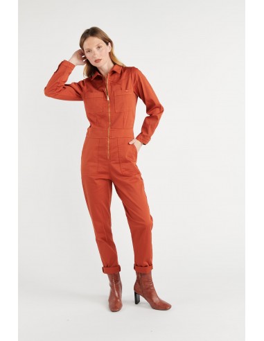 COMBINAISON PANTALON BARCLAY ORANGE BRULÉ rembourrage situé sous