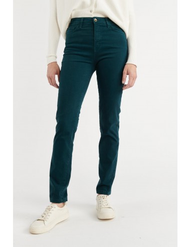 PANTALON 5 POCHES ADRIEN VERT FOREST de France