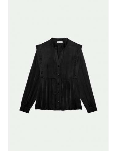 CHEMISE À VOLANTS BASTIEN NOIRE JUSQU'A -70%! 