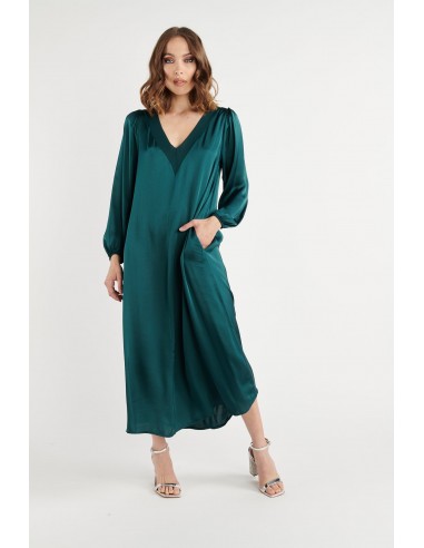 ROBE LONGUE BRUNY VERT FOREST Jusqu'à 80% De Réduction