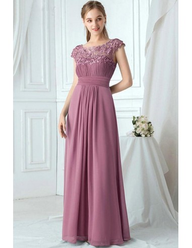 Robe Cocktail Longue Dentelle Par le système avancé 