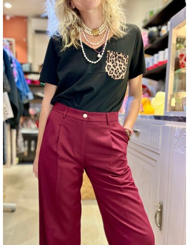 Pantalon Oscar bordeaux Toutes les collections ici