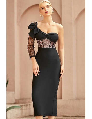 Robe de Soirée Bustier Dentelle acheter