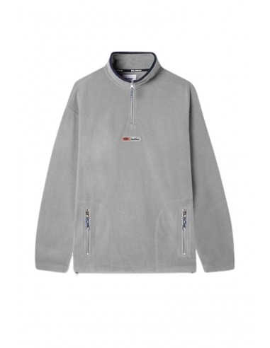 BUTTER PITCH 1/4 ZIP PULLOVER Grey l'achat 