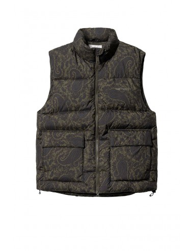 CARHARTT WIP SPRINGFIELD VEST Paisley Print Plant chez Cornerstreet bien 