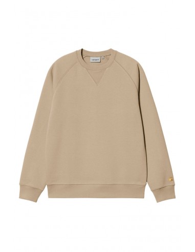 CARHARTT WIP CHASE SWEAT Sable / Gold pas cher chine