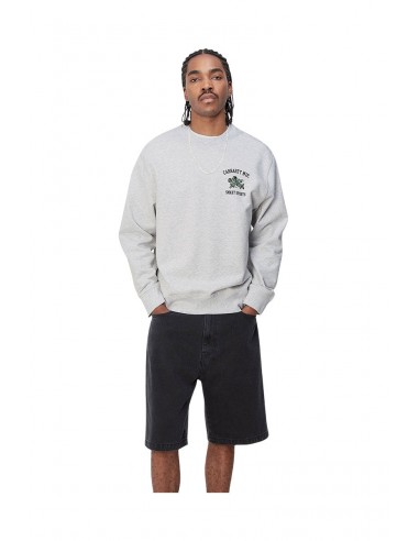 CARHARTT WIP SMART SPORTS SWEAT Ash Heather pas cheres