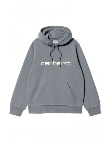 CARHARTT WIP HOODED CARHARTT SWEAT Dove Grey / Wax de l' environnement