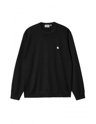 CARHARTT WIP MADISON SWEATER Black / Wax le concept de la Pate a emporter 