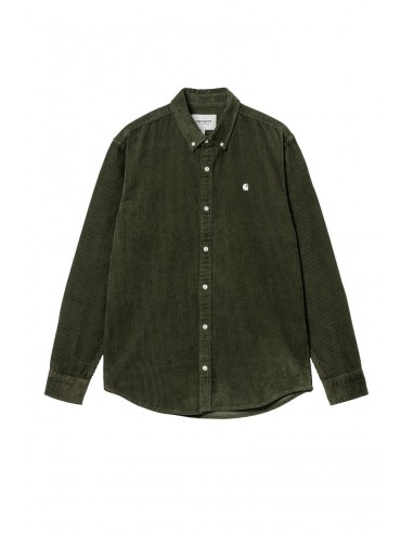 CARHARTT WIP MADISON CORD SHIRT Tarragon / Wax pour bénéficier 