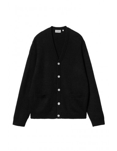 CARHARTT WIP MERTON CARDIGAN Black chez Cornerstreet bien 