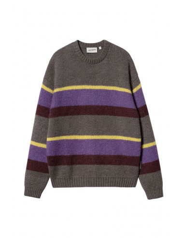 CARHARTT WIP MERTON SWEATER Sundling Stripe / Aura acheter en ligne