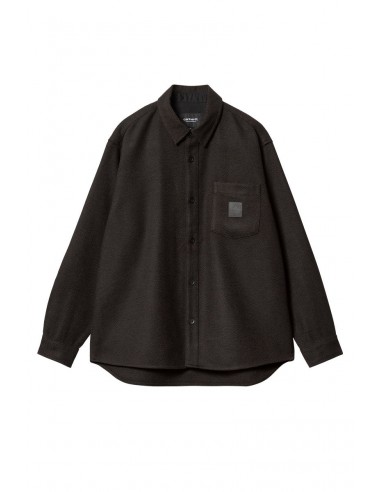 CARHARTT WIP TRUMAN L/S SHIRT Chocolate / Black En savoir plus