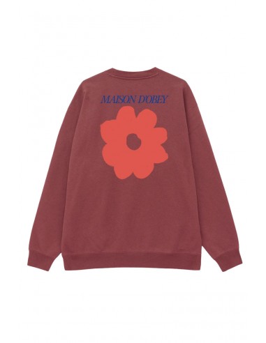 OBEY MAISON D'OBEY CREWNECK Mineral Red Par le système avancé 