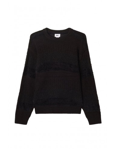 OBEY CHARLES CREWNECK SWEATER Black Comment ça marche