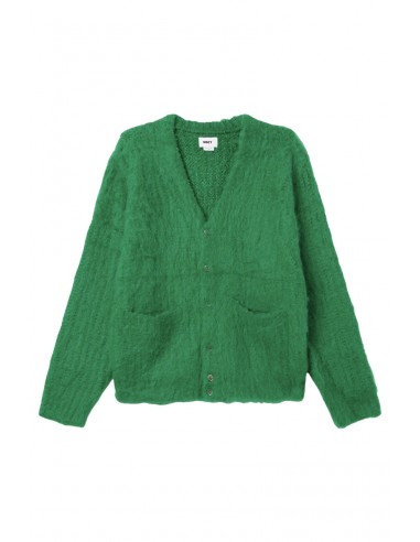 OBEY PATRON CARDIGAN Bright Green store