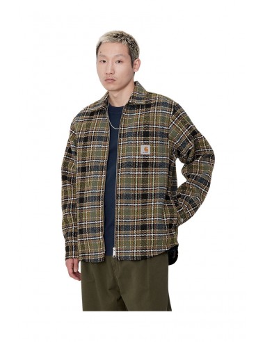 CARHARTT WIP STROY SHIRT JACKET Stroy Check / Black offre 