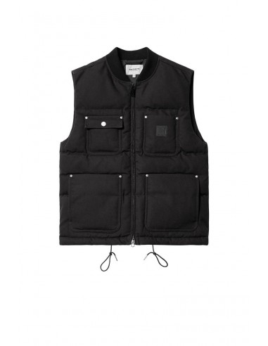 CARHARTT WIP RAILEY VEST Black Dans la société mordern